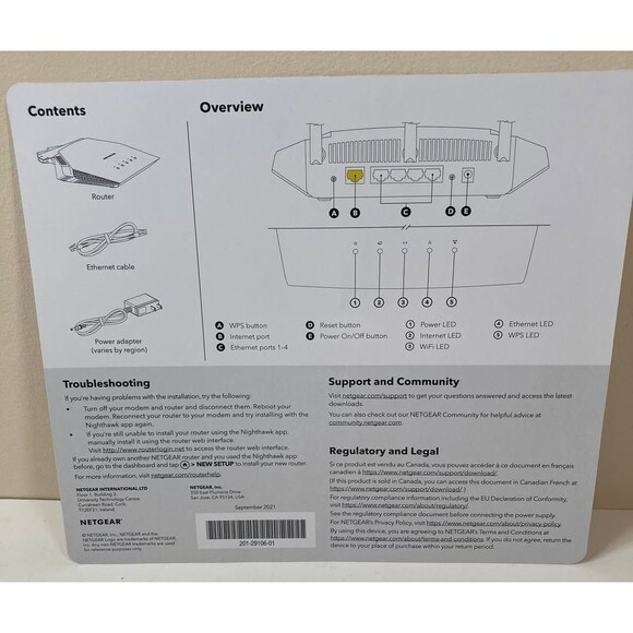 AX1800 NETGEAR WiFi 6 Router Wireless 1.8 Gbps- Everything Included - Picture 6 of 9